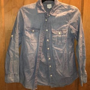 J crew chambray button up